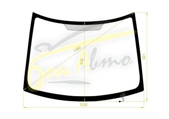 Стекло лобовое NISSAN MOCO 2006-2011 (MG22-RHD) обогрев щеток 
Бренд: КМК