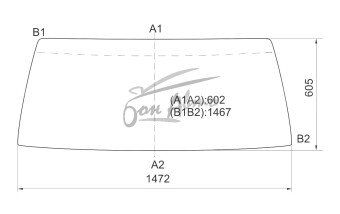 Стекло лобовое MITSUBISHI DELICA 1979-1986 () 
Бренд: BSG с зеленой полосой