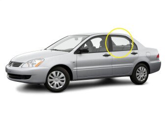Стекло боковое MITSUBISHI LANCER 2003-2010 (CS-4d sed) RD/LH 
Бренд: BSG