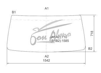 Стекло лобовое MITSUBISHI CANTER 1985-1993 (FE300-std-1504*689*1555) 
Бренд: BSG