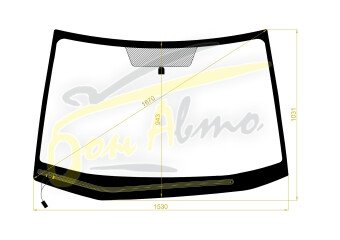 Стекло лобовое SUBARU TRIBECA 2005-2014 (WXF-RHD) обогрев щеток 
Бренд: BENSON с синей полосой