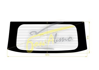 Стекло заднее с обогревом HYUNDAI H300 2007- (TQ) 
Бренд: BENSON