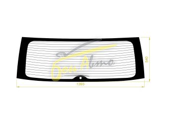 Стекло заднее с обогревом VOLKSWAGEN TOUAREG 2010-2018 (7P5) 1 отверстие 
Бренд: BSG