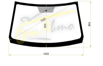 Стекло лобовое DACIA DUSTER 2010- () 
Бренд: BENSON