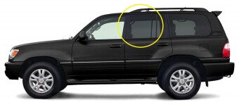 Стекло боковое LEXUS LX 1997-2007 FJ100 RD/LH 
Бренд: BENSON