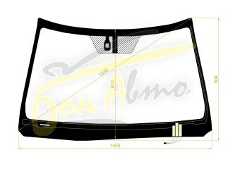 Стекло лобовое TOYOTA CROWN 2008-2012 (GRS200-RHD) обогрев щеток, место под датчик дождя, 
Бренд: BENSON