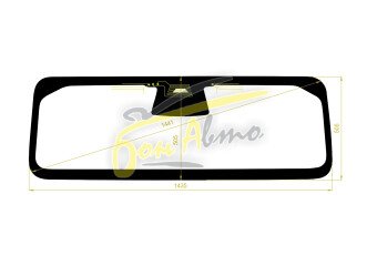 Стекло лобовое JEEP WRANGLER 2018- (JL -2024) место под 1 камеру с обогревом молдинг, антенна, атермальное, 
Бренд: BENSON