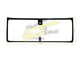 Стекло лобовое VOLVO FH-SERIES 2013- (FH12-2020-2353*860*) место под 1 камеру, место под датчик дождя, молдинг, 
Бренд: BENSON