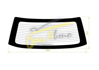 Стекло заднее с обогревом MITSUBISHI AIRTREK 2001-2008 (CU2-5W) 
Бренд: BSG