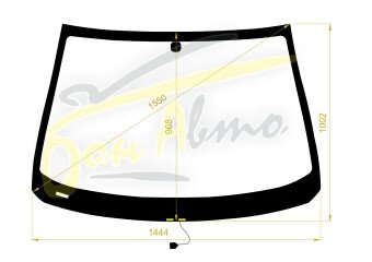 Стекло лобовое DAEWOO WINDSTORM 2006-2010 (KLAC-LHD) обогрев щеток 
Бренд: BSG с зеленой полосой