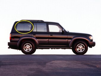 Стекло боковое LEXUS LX 1995-1997 FJ80 SW/RH 
Бренд: BSG
