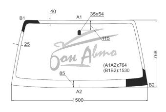 Стекло лобовое MITSUBISHI PAJERO 2006- (V80) 
Бренд: BSG