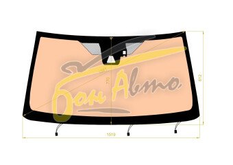 Стекло лобовое LEXUS GX 2009-2023 (URJ150-LHD-2017) полный обогрев, место под 1 камеру, место под датчик дождя, атермальное, 
Бренд: BENSON