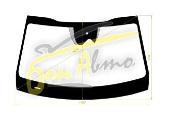 Стекло лобовое KIA K5 2019- (DL3-LHD) место под 1 камеру, место под датчик дождя, 
Бренд: КМК с синей полосой