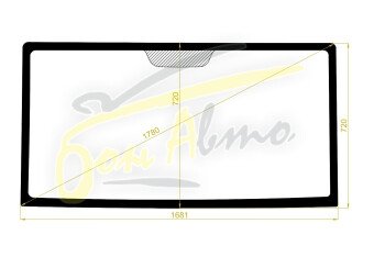 Стекло лобовое RENAULT MAXITY 2007- (H43,H44-wide-1681*720*1780) 
Бренд: BENSON