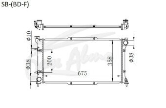 Радиатор SUBARU LANCASTER 1995-1998 (BG9) (EJ18-20) 
Бренд: TONGSHI PL16AT