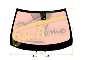 Стекло лобовое NISSAN X-TRAIL 2013-2021 (T32-LHD-2017) полный обогрев, место под датчик дождя (второй вид), 
Бренд: КМК с синей полосой