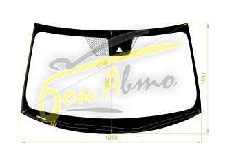 Стекло лобовое HONDA RIDGELINE 2015- (YK2-3-LHD) обогрев щеток, место под 1 камеру, 
Бренд: КМК