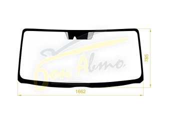Стекло лобовое TOYOTA HIACE 2004-2019 (H200W-wide) место под 1 камеру открытая молдинг, фурнитура, 
Бренд: BENSON с синей полосой