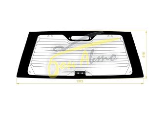 Стекло заднее с обогревом INFINITI QX4 1995-2004 (R50) 10 отверстий 
Бренд: BSG