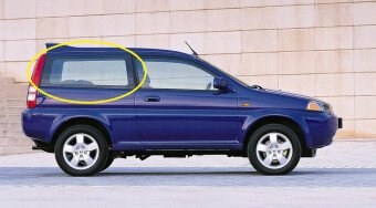 Стекло боковое HONDA HR-V 1998-2005 (GH-3d) SW/RH/X 
Бренд: BSG