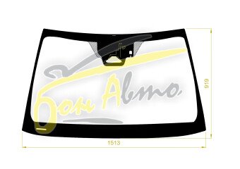 Стекло лобовое TOYOTA CAMRY 2023- (XV80-LHD-CHN) место под 1 камеру с обогревом, место под датчик дождя, 
Бренд: КМК