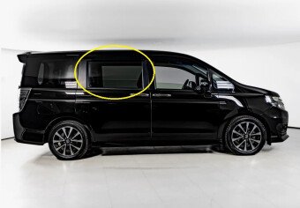 Стекло боковое HONDA STEPWGN 2009-2015 RK1 RD/RH фурнитура, 
Бренд: BENSON Тонированное