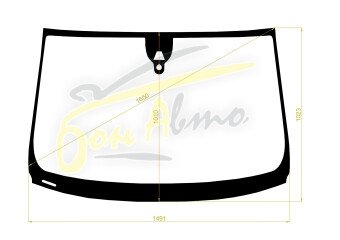 Стекло лобовое AUDI Q7 2005-2015 (4LB) место под 1 камеру, место под датчик дождя, 
Бренд: BENSON