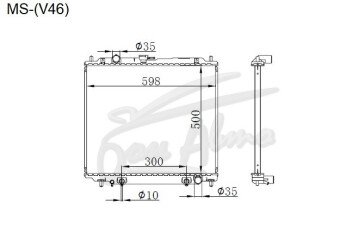Радиатор MITSUBISHI PAJERO 1991-1999 (V46) (4M40) 
Бренд: TONGSHI AL36AT