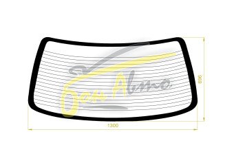 Стекло заднее с обогревом TOYOTA COROLLA 1991-1995 (AE100-4d sed) 
Бренд: BSG