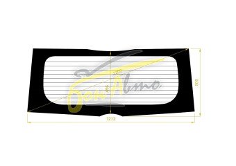 Стекло заднее с обогревом MITSUBISHI COLT 2002-2012 (Z21A-2005) 
Бренд: BENSON