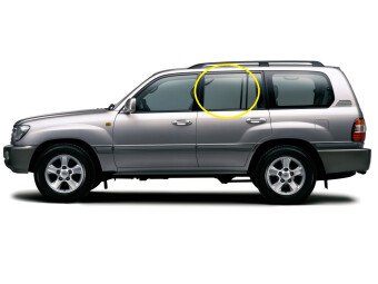 Стекло боковое TOYOTA LAND CRUISER 1997-2007 HDJ100L RD/LH 
Бренд: BENSON