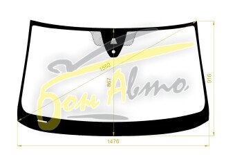 Стекло лобовое VOLKSWAGEN PASSAT 2014- (B8-4/5d) место под 1 камеру, место под датчик дождя, молдинг, 
Бренд: BENSON