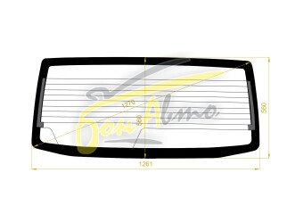 Стекло заднее с обогревом NISSAN CLIPPER 2003-2012 (U71V) 
Бренд: BENSON