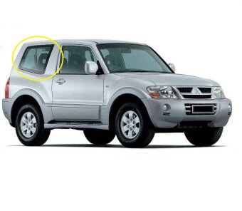 Стекло боковое MITSUBISHI PAJERO 1999-2006 (V60-3d) SW/RH/H/X антенна, 
Бренд: BENSON