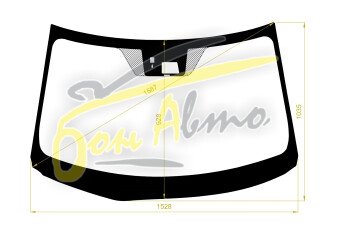 Стекло лобовое MITSUBISHI ECLIPSE CROSS 2017- (GK-RHD) место под 1 камеру, место под датчик дождя, 
Бренд: BENSON