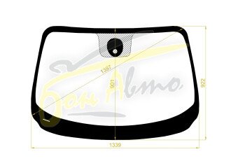 Стекло лобовое NISSAN JUKE 2010- (F15-LHD) место под датчик дождя 
Бренд: BENSON