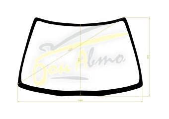 Стекло лобовое HONDA ACCORD 1989-1993 (CB1-9) 
Бренд: BSG с зеленой полосой