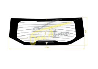 Стекло заднее с обогревом DACIA DUSTER 2021- (HM) 1 отверстие 
Бренд: BENSON