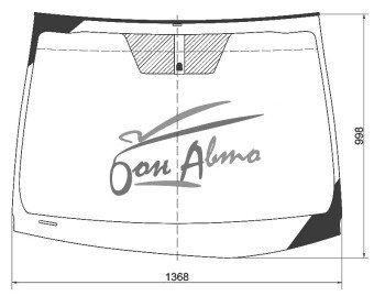 Стекло лобовое LEXUS HS 2009- (ANF10-LHD) 
Бренд: FYG с зеленой полосой