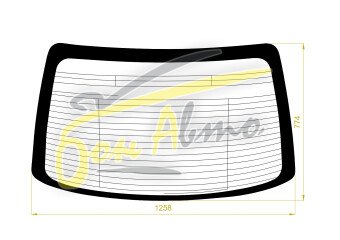 Стекло заднее с обогревом HONDA ACCORD 2002-2008 (CL7-4d sed) 
Бренд: FYG