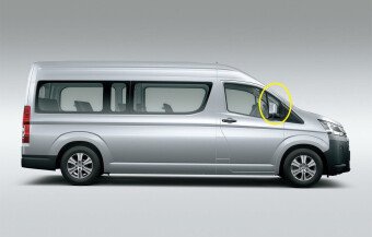Стекло боковое TOYOTA HIACE 2019- H300 FV/RH 
Бренд: BENSON