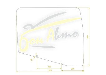 Стекло боковое MAN TGA-SERIES 2000- TGA 2 отверстия FD/RH 
Бренд: BENSON