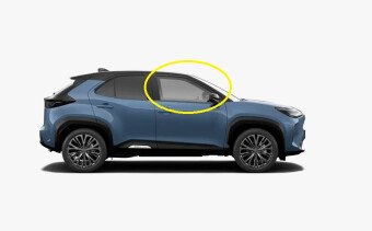 Стекло боковое TOYOTA YARIS CROSS 2020- MXPB10 FD/RH фурнитура, 
Бренд: BENSON