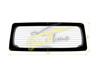 Стекло заднее TOYOTA GRAN MAX 2008- (S400-б/обогр) 
Бренд: ZDG