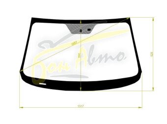 Стекло лобовое KIA SORENTO 2009-2014 (XM-LHD) место под датчик дождя 
Бренд: КМК с синей полосой