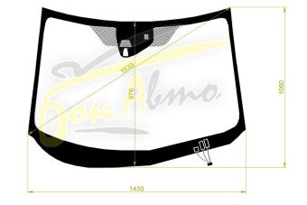 Стекло лобовое HONDA HR-V 2014-2021 (RU1-RHD) обогрев щеток, место под 2 камеры, место под датчик дождя, антенна, 
Бренд: BSG с серой полосой