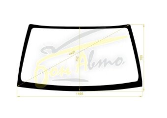 Стекло лобовое NISSAN PATHFINDER 1996-2004 (R50) 
Бренд: BENSON с синей полосой