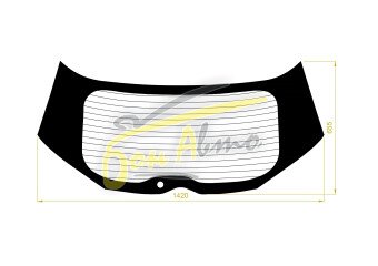 Стекло заднее с обогревом MITSUBISHI COLT PLUS 2004-2013 (Z21) 1 отверстие 
Бренд: BENSON