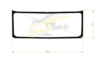 Стекло лобовое DAEWOO PRIMA ULTRA 2010- (5T-2069*827*) 
Бренд: BENSON